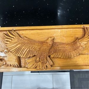 Hand crafted eagle .